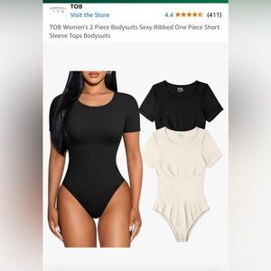 TOB Women’s Ribbed 2piece Bodysuits
